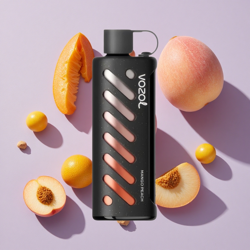 Mangó Barack VOZOL Gear Shisha 25000 Puffs Eldobható E-cigaretta Intelligens Chip: S.i.L.C Tech, Akkumulátor Kapacitás: 1000mAh