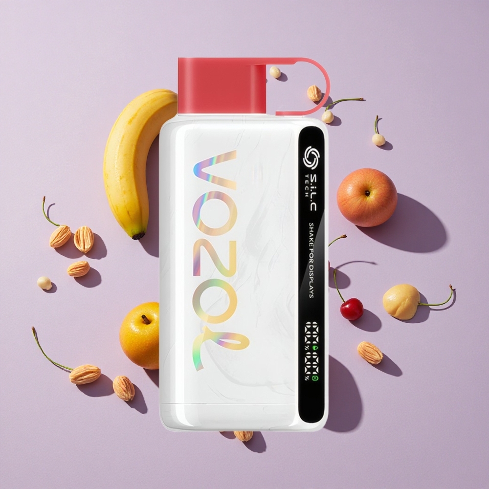 Sárkánygyümölcs Banán Cseresznye VOZOL STAR 9000/12000 eldobható e-cigaretta 650mAh Akkumulátor Kapacitás S.i.L.C TECH