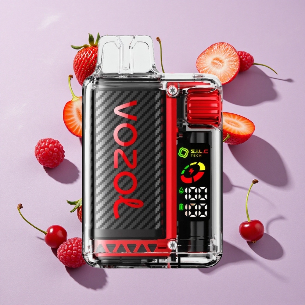 Eper Málna Cseresznye VOZOL Vista 20000 Puffs Újratölthető Akkumulátor: 650mAh Nikotin Erősség: 2%