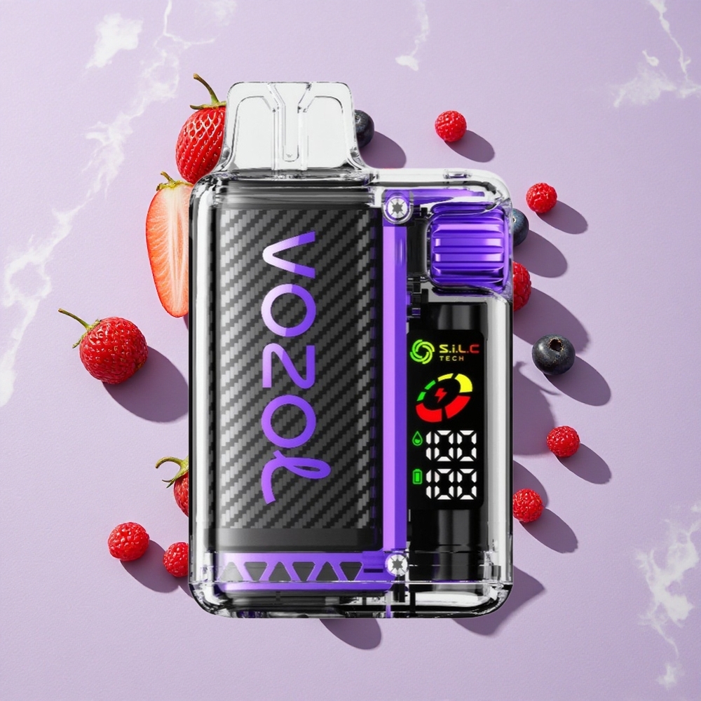Kevert Bogyók VOZOL Vista 20000 Puffs eldobható e-cigaretta, 650mAh tölthető akkumulátor, 2% nikotinerősség