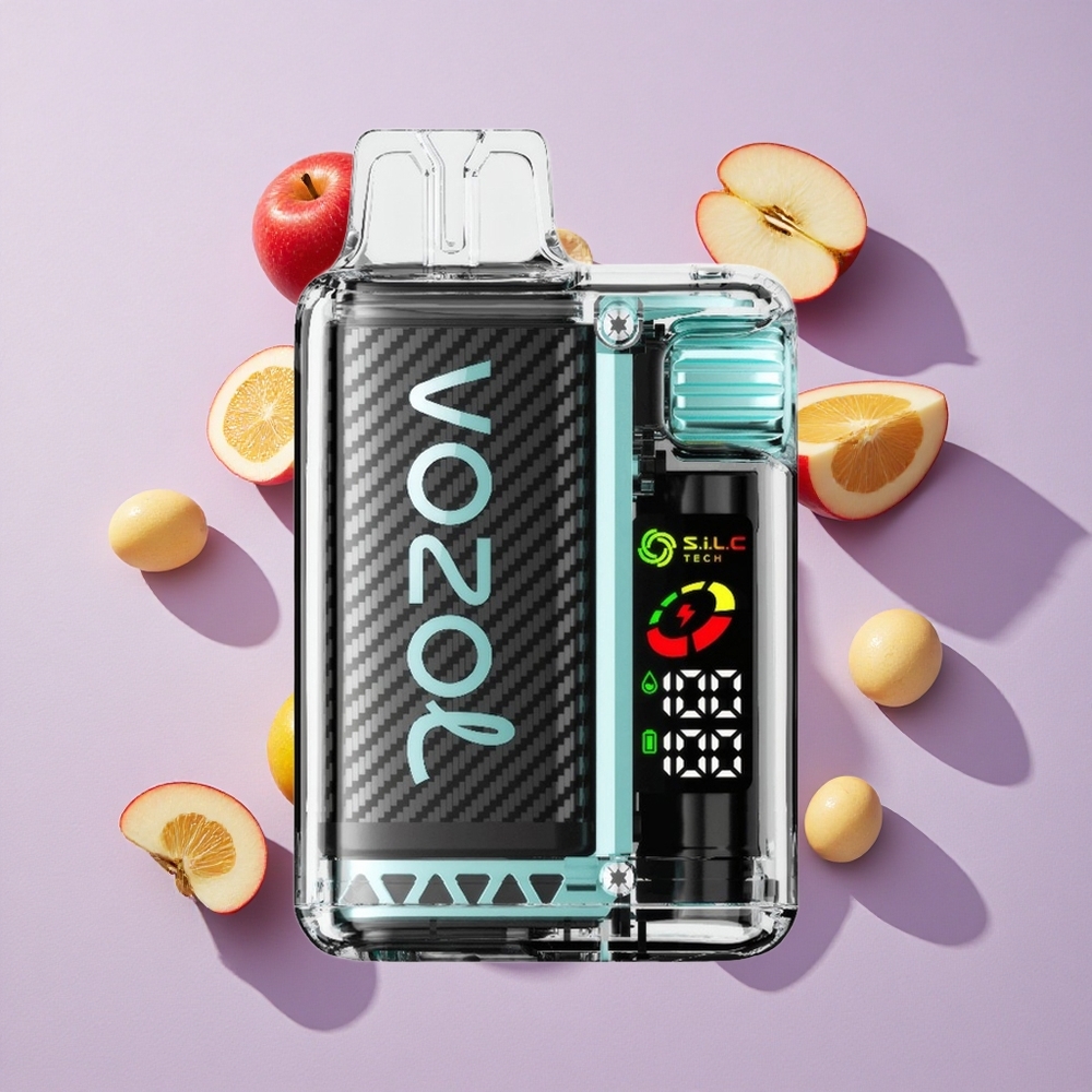 Savat Alma Jég VOZOL Vista 20000 Puffs Elektromos áramkör: MCU Chip, Anyag: 65% PCR (Újrahasznosítható Környezetbarany Műanyag Anyag)