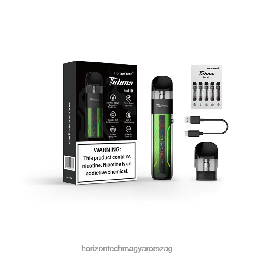 H66ZJJ201 alma zöld HorizonTech Talons kezdő csomag - Horizon Tech Coils